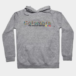 Colombia, the land of eternal spring, where the flowers never die Hoodie